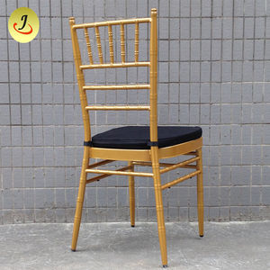 Silla DE BODA Chiavari de aluminio dorado de alta calidad a la venta - Product Image 4