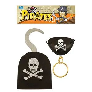Gros Parti Pirate accessoires Halloween enfants jouet Pirate crochet boucle d'oreille HH-0286