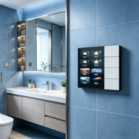 Panneau de commande tactile intelligent sans fil pour maison connectée, 3,5 pouces, application Tuya, interrupteur relais 4 canaux pour assistant domestique mural