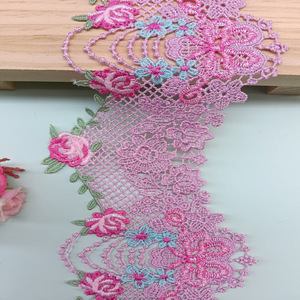 Retro <strong>Large</strong> <strong>Bow</strong> Water-soluble Embroidered Lace DIY Handmade Clothing Dress Lace Trim - Product Image 1