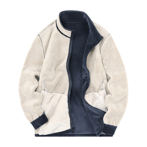 Cardigan da <span class=keywords><strong>Uomo</strong></span> in <span class=keywords><strong>Cashmere</strong></span> con Logo Personalizzato, <span class=keywords><strong>Giacca</strong></span> Sportiva Invernale Casual con Collo Alto, Taglia Ampia, Calda e Spessa - Product Image 6