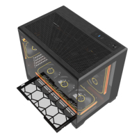 Boîtier PC Gaming M-ATX pour Ordinateur de Bureau - Gabinete Personnalisé pour Gamers - Boîtiers et Tours d'Ordinateur