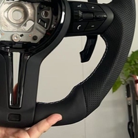 Volant sport en cuir LED pour BMW M3 M4 M5 M6 F07 F01 F10 F15 F30 F31 F32 F36 F20 F26 E92 F80 F90 E60 X6 E71 X5 E70