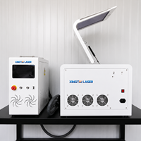 Machine de découpe laser à fibre de précision à contrôle facile XT-4040 CNC AI pour la découpe de plaques signalétiques métalliques/litaines et de petites pièces