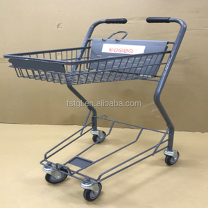 Alta calidad cesta de plástico de estilo japonés de carrito de compras 4-rueda de <span class=keywords><strong>carro</strong></span> de supermercado <span class=keywords><strong>carro</strong></span> - Product Image 3