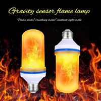 Ampoule LED à effet de flamme de simulation dynamique 3W pour la fête à la maison