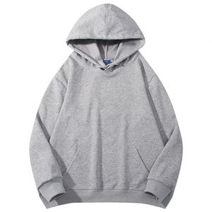 Sweat à capuche ample à col rond et épaules tombantes, imprimé avec logo personnalisé de haute qualité, multicolores, pour hommes et femmes - Product Image 4