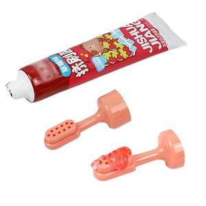 Vente en gros de confiture de brosse et de confiture de liquide Brosse à dents Confiture de bonbons Tube de dentifrice de marque privée personnalisé <span class=keywords><strong>Sucre</strong></span> - Product Image 2