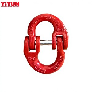 <span class=keywords><strong>Manille</strong></span> de connexion à double étrier en U fileté pour élingue de chaîne de 8 mm, pour raccordement en acier finlandais - Product Image 5