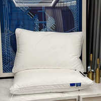 Oreiller de luxe moderne pour hôtel, confortable, en fibres de polyester moelleuses, alternative au duvet de soie, pour un sommeil réparateur
