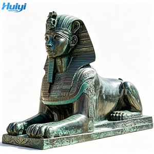 Estatua del Antiguo <span class=keywords><strong>Egipto</strong></span>, Diseño Famoso, Bronce Fundido, <span class=keywords><strong>la</strong></span> <span class=keywords><strong>Esfinge</strong></span>, Decoración Tradicional y Moderna para Exteriores, Escultura Grande en Venta - Product Image 1