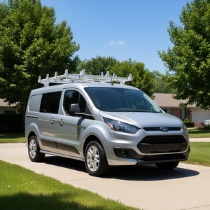 Portaequipajes de Techo para Ford Transit Custom 2013-2024, Aleación de Aluminio, Capacidad de 800 Libras, Modelo D0100HRSLEJ - Product Image 2