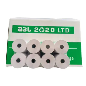 Rolo de papel para caixa registradora única, papel competitivo para venda automática, papel térmico C9, verde, amarelo, rosa, 80x80, branco puro