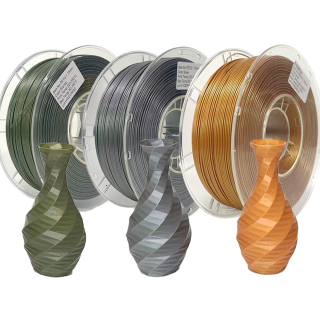 PINRUI White PETG Carbon Fiber Filament for FDM 3D Printers 1.75/3.0mm 335m Length 1kg Spool