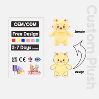 Petit jouet en peluche sur mesure conception personnalisée dinosaure jouets en peluche pondérés personnalisés peluche jouet en peluche personnalisé