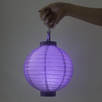Lanterne en papier Led décorative Portable avec lumière