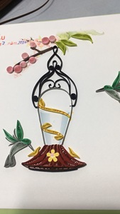 Carte en quilling 3D faite à la main, motif de fleur en papier complexe, carte de vœux artistique pour les anniversaires et les célébrations spéciales - Product Image 2