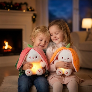 Jouet sonore en peluche Otter avec enregistrement avancé des sons de respiration, certifié CE, berceuse personnalisée pour apaiser le sommeil - Product Image 2
