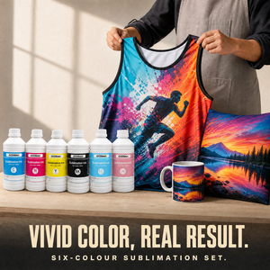 Encre de sublimation 6 couleurs 1000ml haute concentration CMYK pour têtes d'impression Epson DX5 DX7 5113 4720 I3200 I1600 XP600 en vrac - Product Image 6