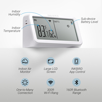 Capteur de fuite d'eau intelligent sans fil en plastique sensible IRS-WD1 avec passerelle Wi-Fi pour la détection (OEM)