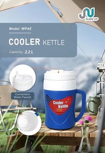 Bouteille isotherme d'extérieur 2,2 L en plastique avec robinet, distributeur d'eau sans BPA, carafe portable pour le camping et les voyages - Product Image 6