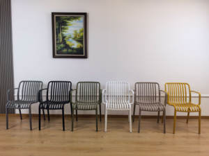 Hot Sale Polypropylene Casual Small Bistro Restaurant Outdoor Modern Terrace PP Plastic Home Furniture Foldable Stackable Garden - Product Image 4