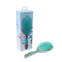 Boîte d'emballage de brosse à cheveux en carton avec couvercle et Base de conception Unique avec crochet en plastique