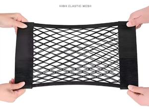 Nylon ma thuật Sticker Lưới lưu trữ túi đàn hồi chuỗi Net Xe trở lại chỗ ngồi treo tự động làm sạch tổ chức - Product Image 4