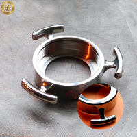 Anneau de retenue de filtre à trois oreilles en acier inoxydable sur mesure, moulé par investissement, résistant à la corrosion et à la haute pression