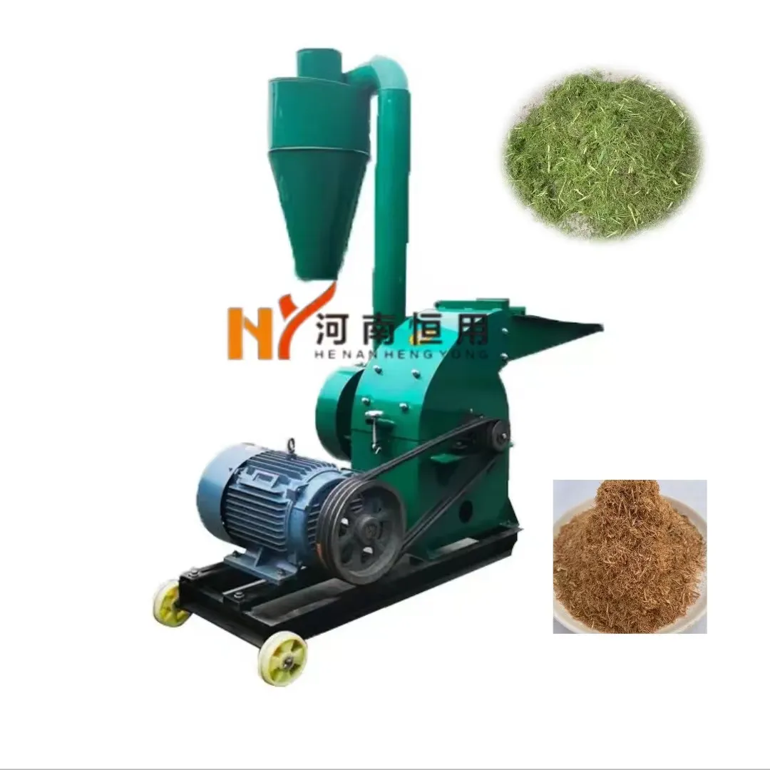 Macchine industriali del frantoio dell'alimentazione del bestiame animale/attrezzatura per la macinazione della buccia di riso del cereale del motore diesel