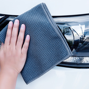 Serviette de lavage de voiture en microfibre, taille moyenne, absorbante, douce, anti-rayures, pour le nettoyage des véhicules - Product Image 2