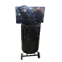 Compresseur d'air vertical à piston entraîné par courroie, haute qualité, portable, en cuivre, 90L/150L/200L, 3KW/4KW, 220V/380V, pour la revente