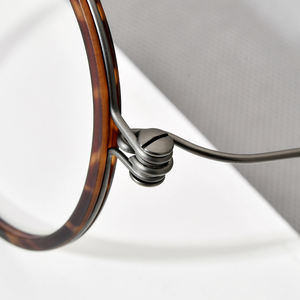 Borregls <span class=keywords><strong>B</strong></span>チタンメガネフレーム女性ブランドデザイナー眼鏡男性2025新しい韓国の光学スクリューレス眼鏡17512 - Product Image 3