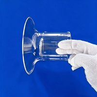 Tube en silice fondue de pureté 99,99 %, qualité optique semi-conductrice, résistant à 1200 °C, verrerie de laboratoire pour applications chimiques