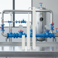 XRPP2015001 DM Marque Personnalisée Cartouche Filtrante Enroulée pour Récipient sous Pression 150 µm 20 pouces 500 L/heure pour Eau Brute Industrielle Grossière