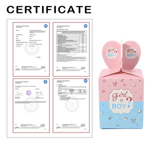 Boîte à bonbons jetable personnalisable avec nouvelle révélation de sexe de mariage de football pour société de - Product Image 2