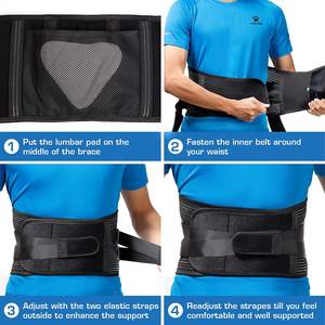Offre spéciale Attelle de taille lombaire élastique Bon marché Protection du dos pour les douleurs à la taille - Product Image 5