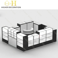 Comptoir de présentation de bijoux personnalisable, vitrine de bijouterie, kiosque de présentation de bijoux à vendre