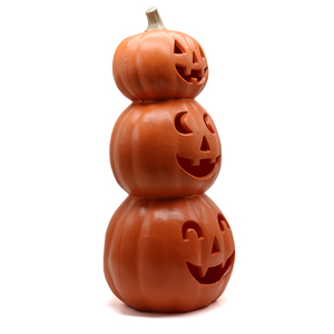 Lanterne de style <span class=keywords><strong>vintage</strong></span>, décoration lumineuse empilable pour la maison, fête, Halloween, ornement de jardin extérieur, lampe citrouille d'Halloween - Product Image 3