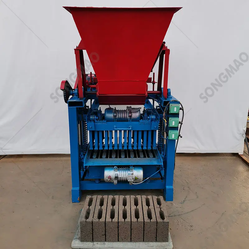 SongMao brick concrete block making machine automatic hydraulic press moulding