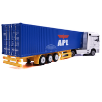 Modèle de camion conteneur O.A.S. en alliage APL 1:87 personnalisé, idéal pour l'expédition de jouets et cadeaux