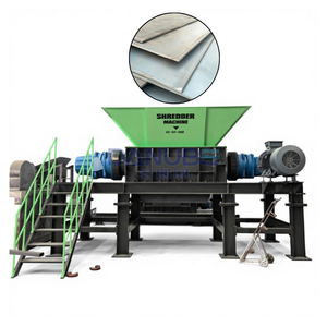 Broyeur de ferraille à double arbre à lames pour le recyclage des métaux - Product Image 1