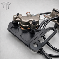 Ensemble de supports de frein arrière en alliage d'aluminium anodisé CNC pour Tuttio Ultra Bee Soleil 01 Yozma 10 Accessoires de moto