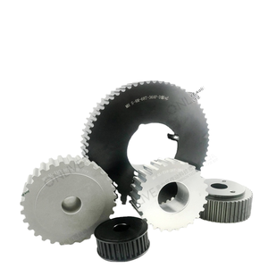 Özelleştirilebilir OEM karbon çelik alüminyum-demir T10 iki taraflı düz AF/BF endüstriyel sürücü kasnak zamanlama patron kasnaklar ürün - Product Image 3