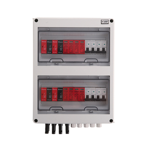 Xiongisolar 4in4 600V cô lập chuyển đổi vật liệu ABS <span class=keywords><strong>PV</strong></span> Combiner Hộp 4 loạt quang điện Hộp nối cho năng lượng mặt trời hệ thống điện - Product Image 4