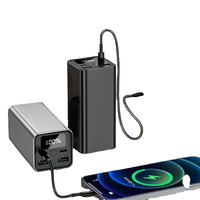 Prêt pour l'expédition 20000mAh double Charge rapide 65W Super vitesse de charge type-c batterie externe li-polymère ordinateur portable charge ordinateurs portables
