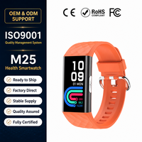 Montre connectée M25 avec logo personnalisé OEM ODM, écran HD de 1,47 pouce, moniteur de pression artérielle ECG, tracker de fitness, montre connectée pour hommes et femmes