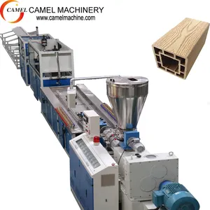 Holz Kunststoff Verbund WPC Zaun pfosten Herstellung Maschine/WPC Profil Extruder Maschine/WPC Decking Board Extrusion linie