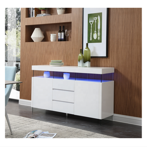 Wooden <strong>Sideboard</strong> Cabinet SGYA001 Modern <strong>White</strong> <strong>Gloss</strong> Dining <strong>Sideboard</strong> - Product Image 1