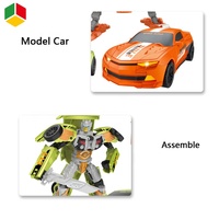QSTOYS QS Juguete de Moda, Nuevo Robot Deformable de 2 Colores, Coche de Carreras de Alta Velocidad para Niños, Set de Regalo para Mayores de 3 Años